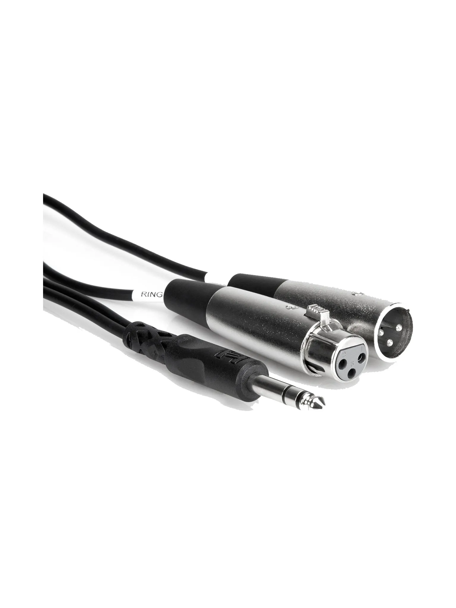 Hosa 1/4 TRS to XLR Male and XLR Female