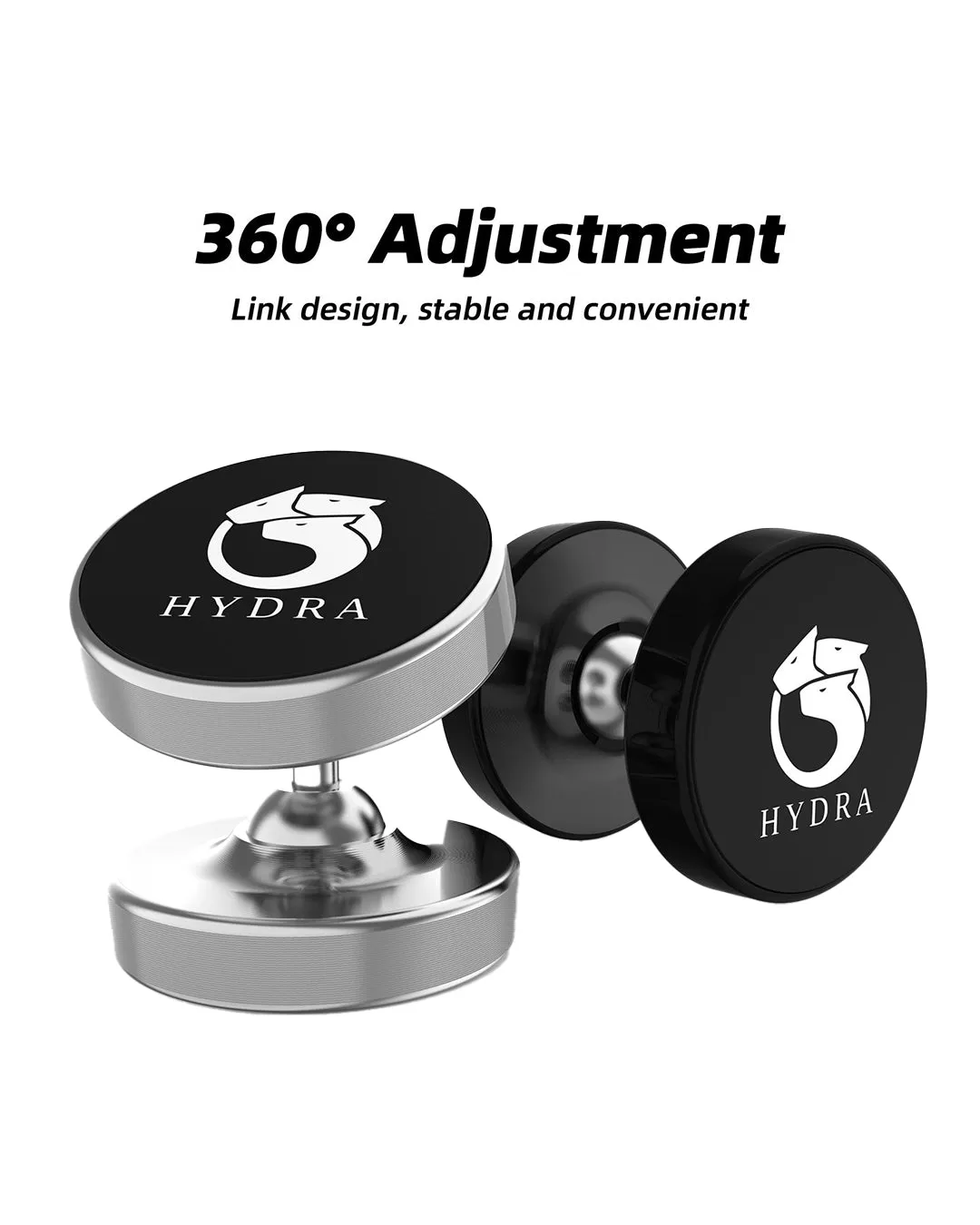 Hydra Magnetic Phone Holder - Silver