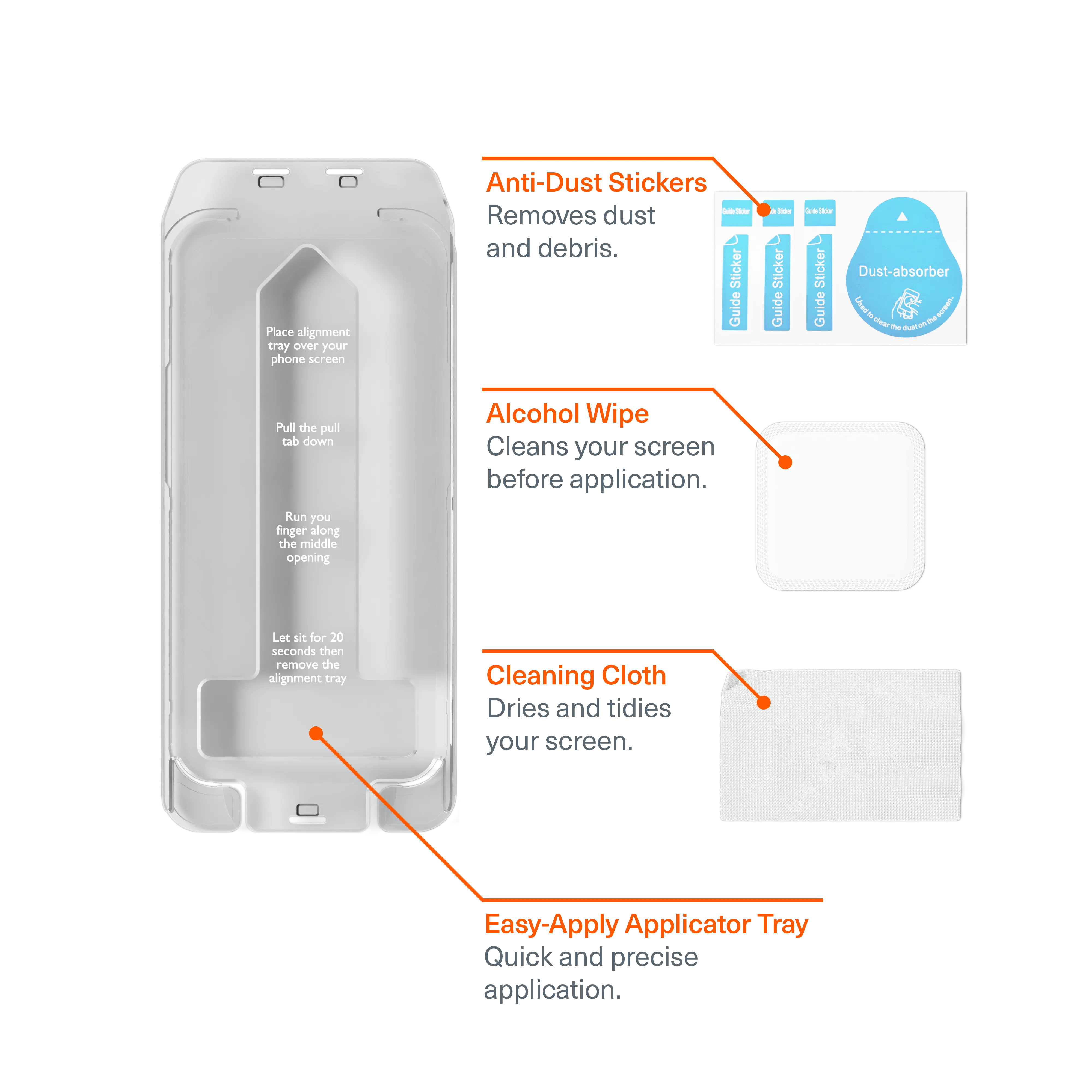 iPhone 15 Plus/16 Plus Glass Screen Protector