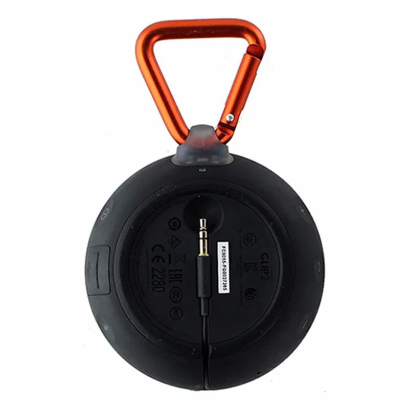 JBL Clip 2 Waterproof Portable Bluetooth Speaker with Carabiner - Black