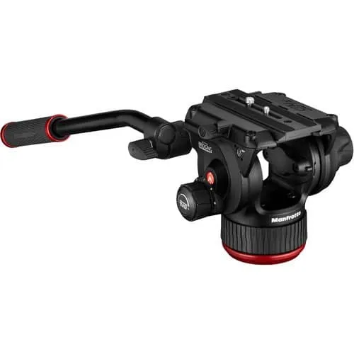 Manfrotto 504X Fluid Video Head & MVTTWINGA Aluminum Tripod with Ground Spreader