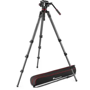 Manfrotto 504X Fluid Video Head with 536 Carbon Fiber Tripod