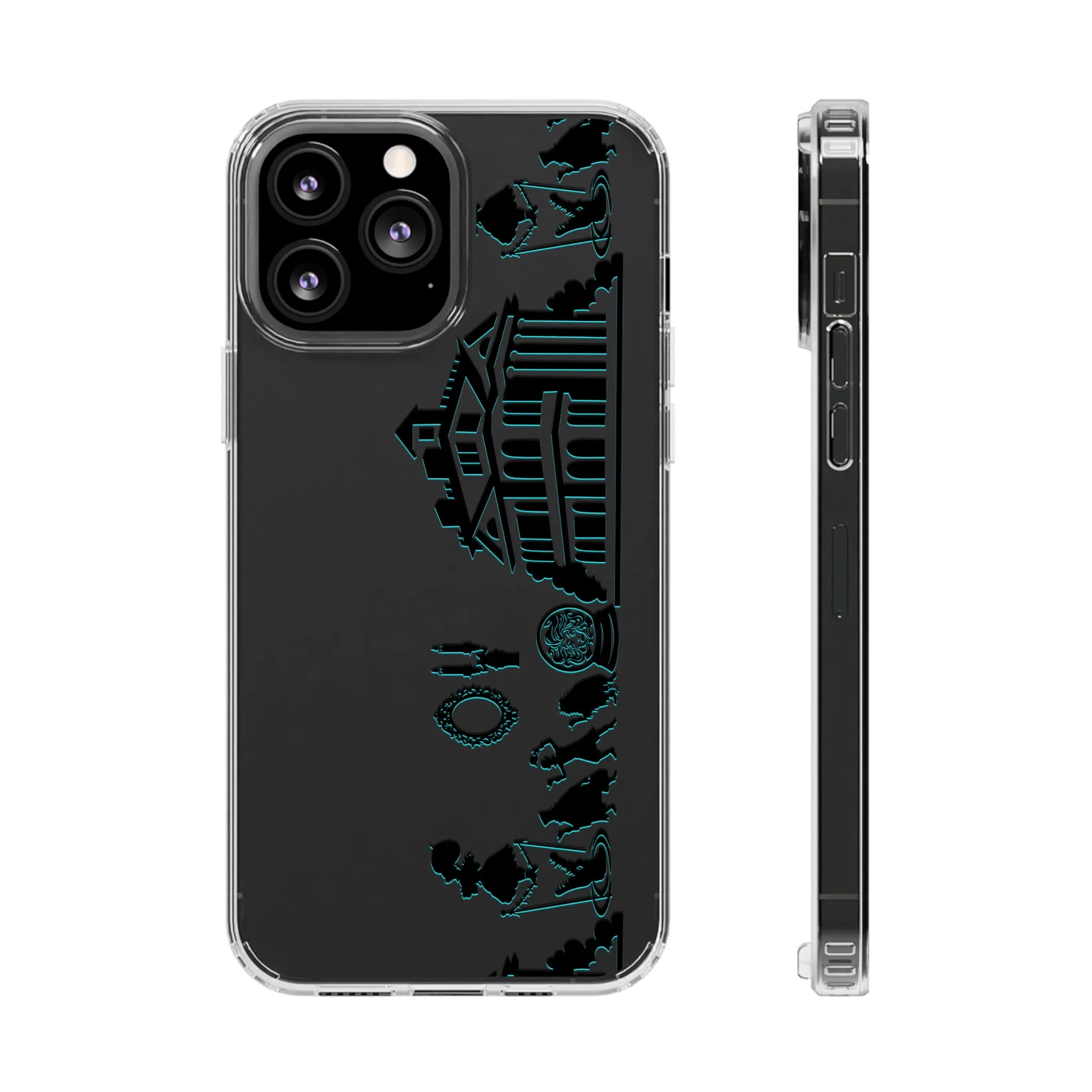 Mansion Border Ride Clear Phone Case! Inspired Hand drawn Unique Gift