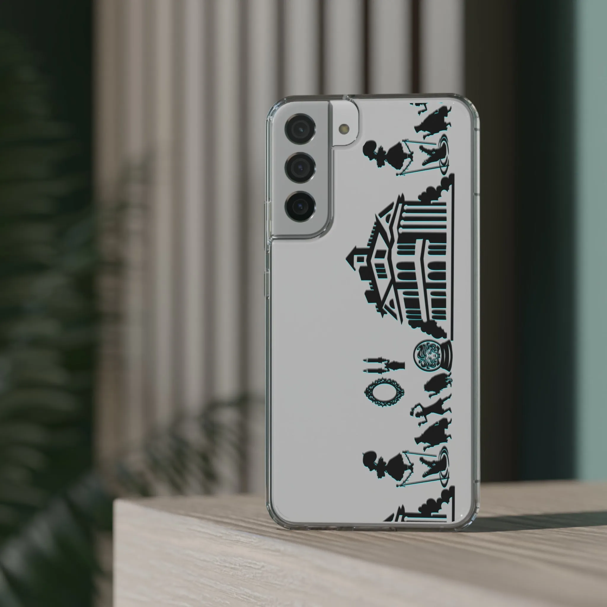 Mansion Border Ride Clear Phone Case! Inspired Hand drawn Unique Gift