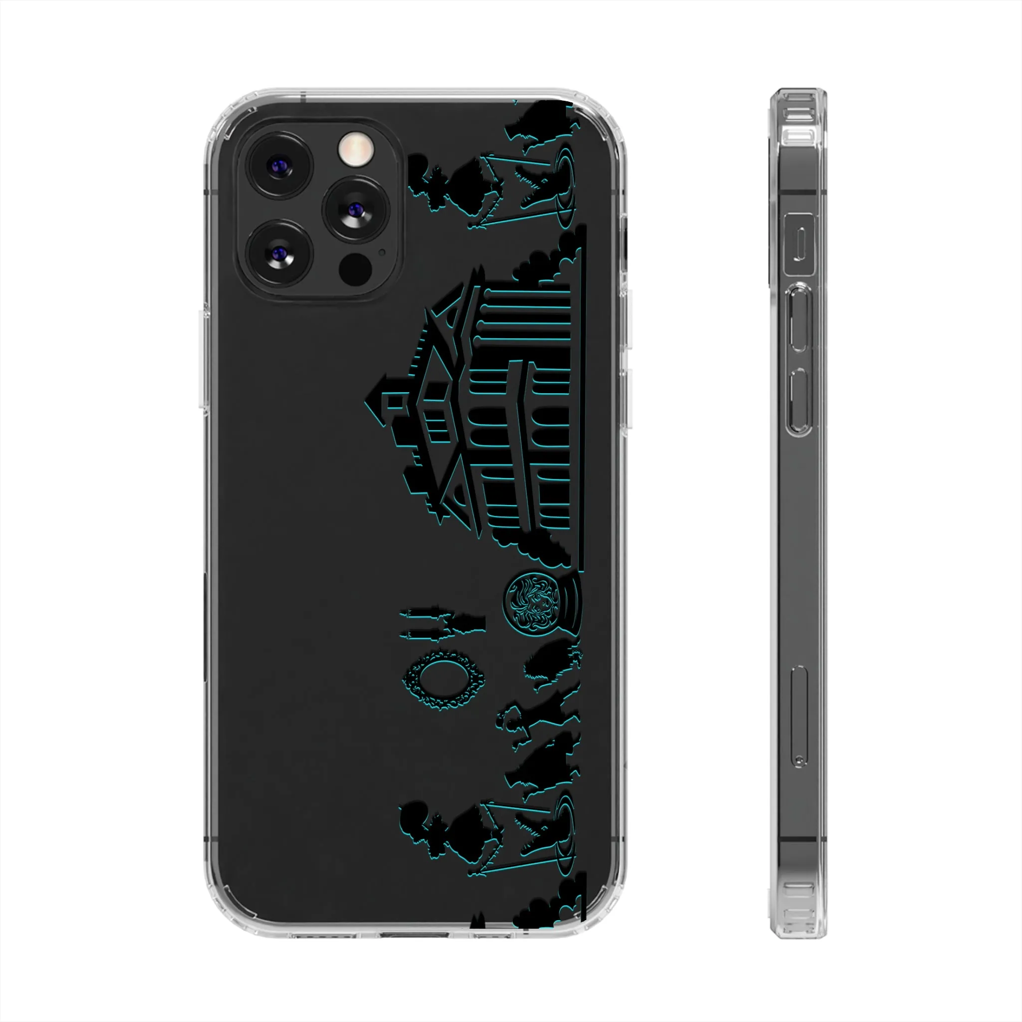 Mansion Border Ride Clear Phone Case! Inspired Hand drawn Unique Gift