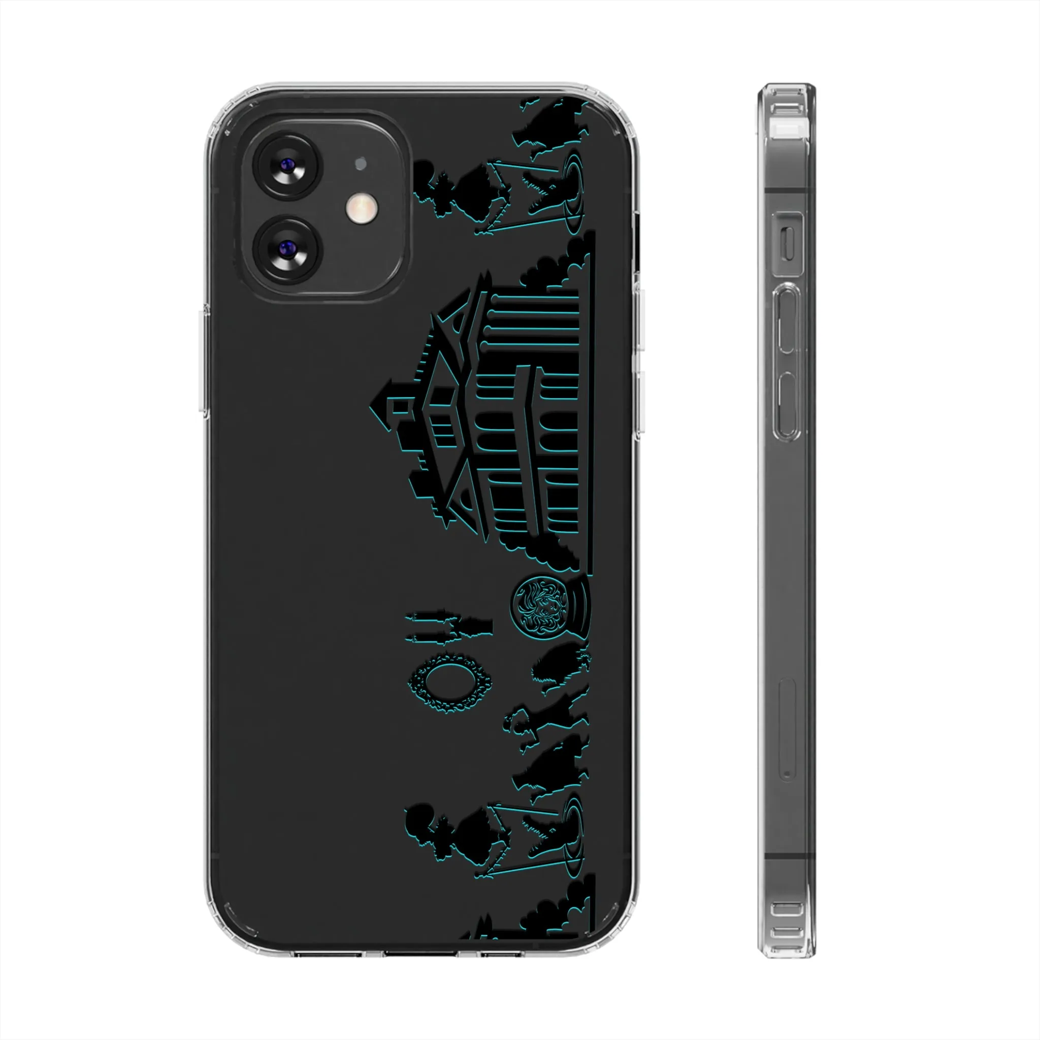 Mansion Border Ride Clear Phone Case! Inspired Hand drawn Unique Gift