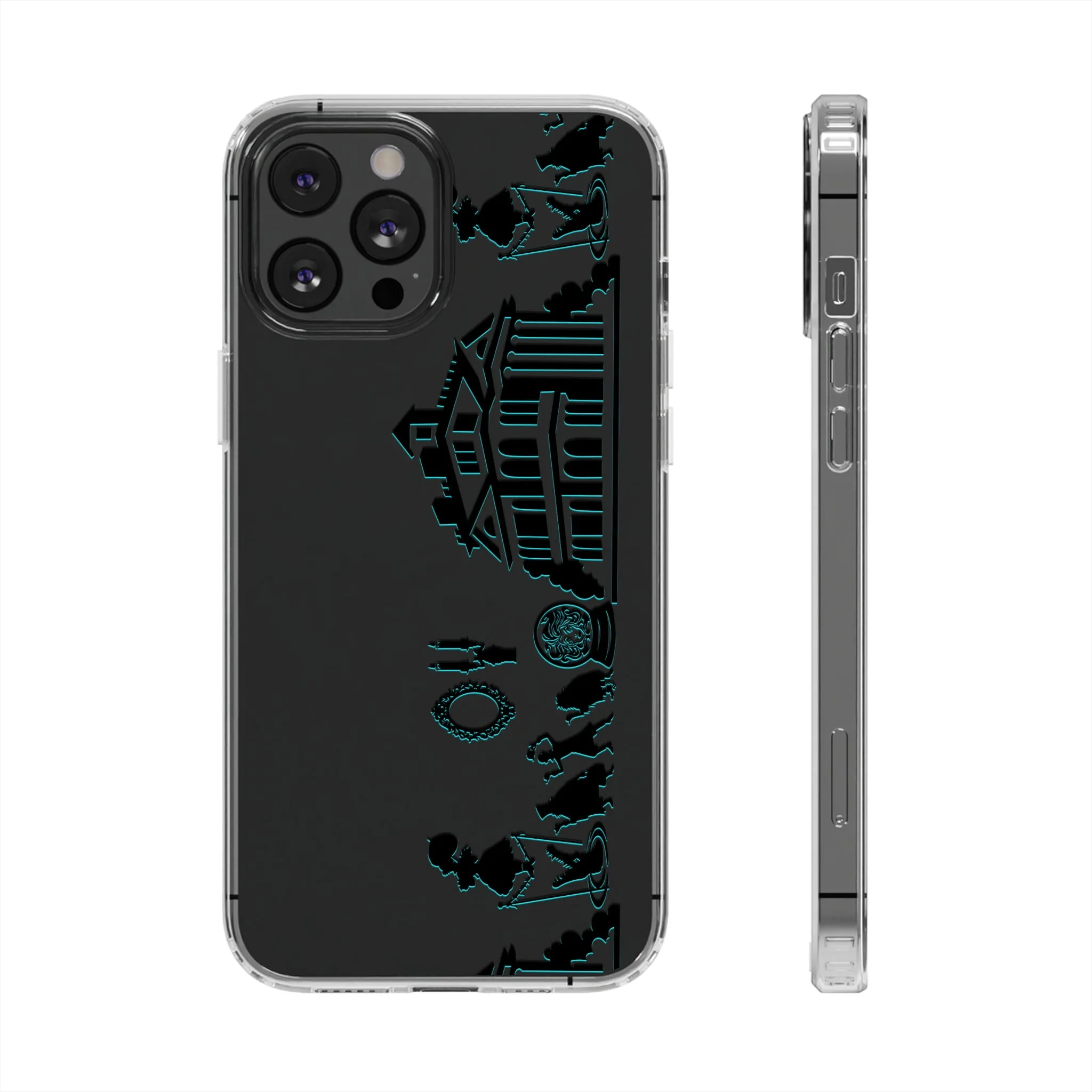 Mansion Border Ride Clear Phone Case! Inspired Hand drawn Unique Gift