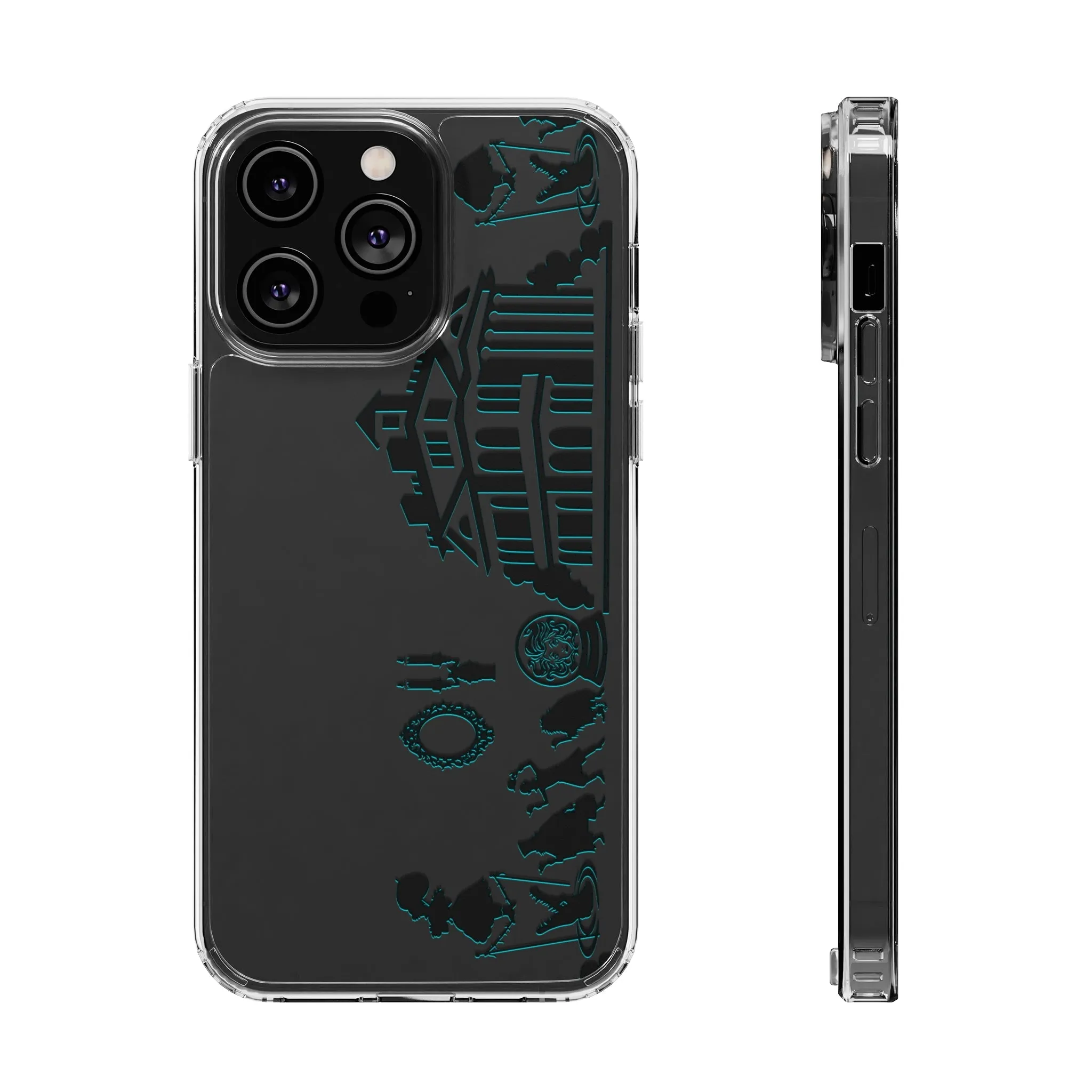 Mansion Border Ride Clear Phone Case! Inspired Hand drawn Unique Gift