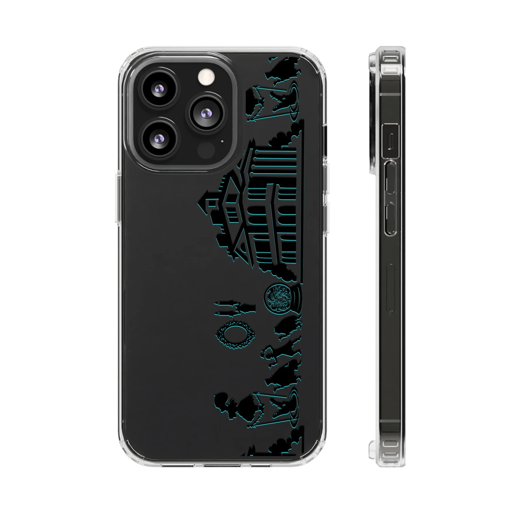 Mansion Border Ride Clear Phone Case! Inspired Hand drawn Unique Gift