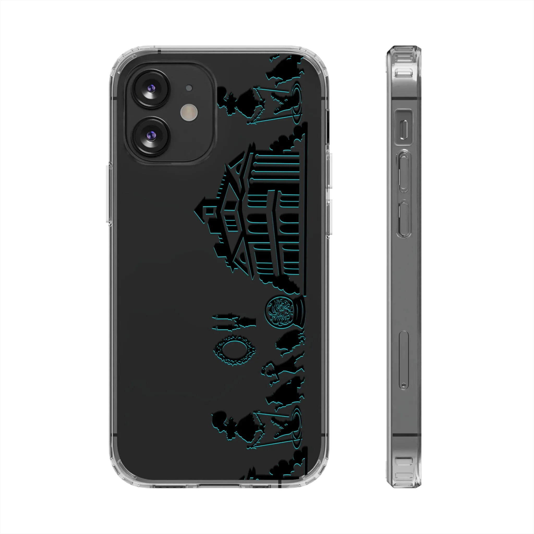 Mansion Border Ride Clear Phone Case! Inspired Hand drawn Unique Gift