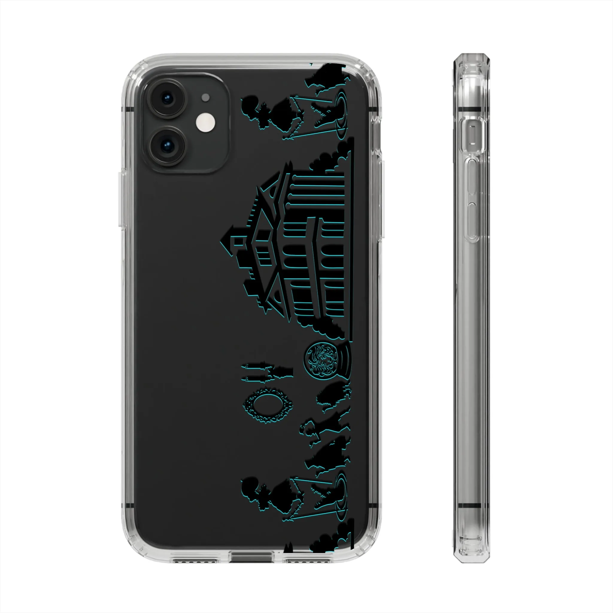 Mansion Border Ride Clear Phone Case! Inspired Hand drawn Unique Gift