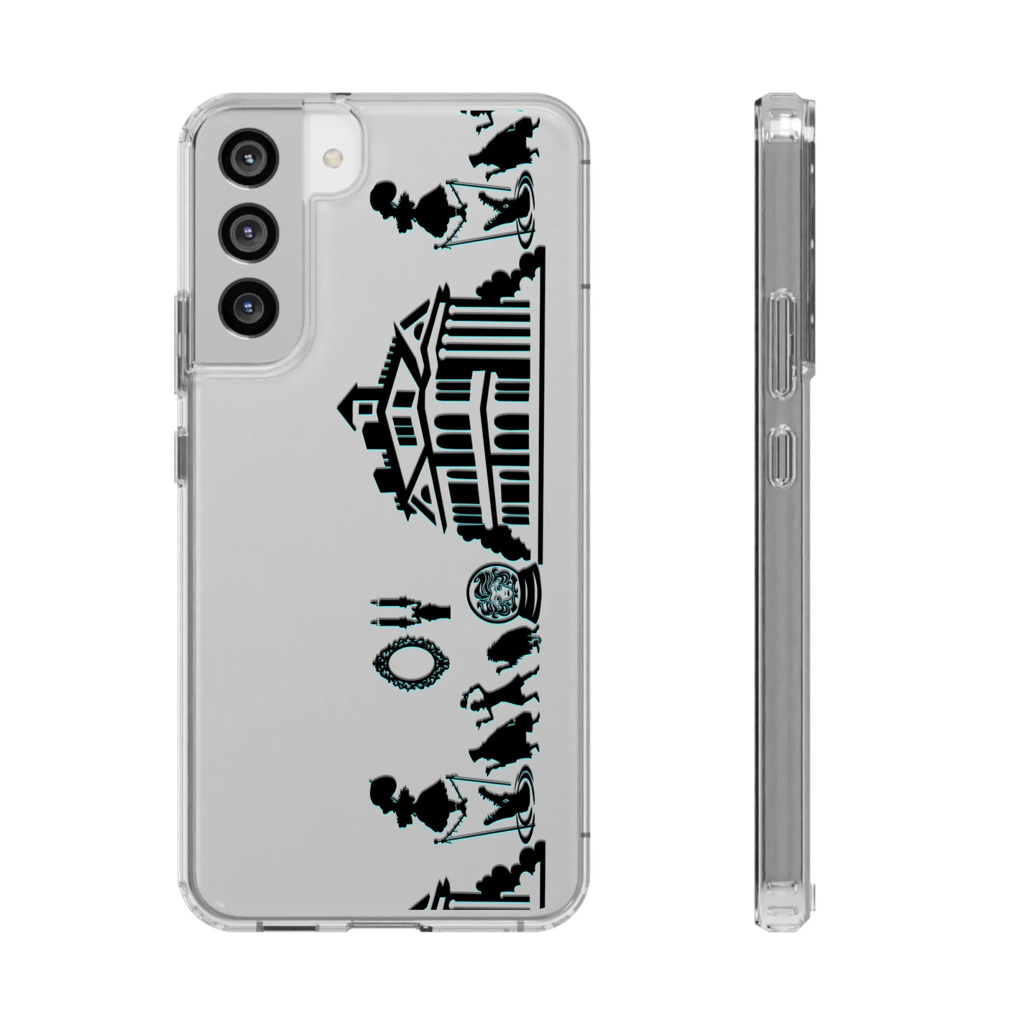 Mansion Border Ride Clear Phone Case! Inspired Hand drawn Unique Gift