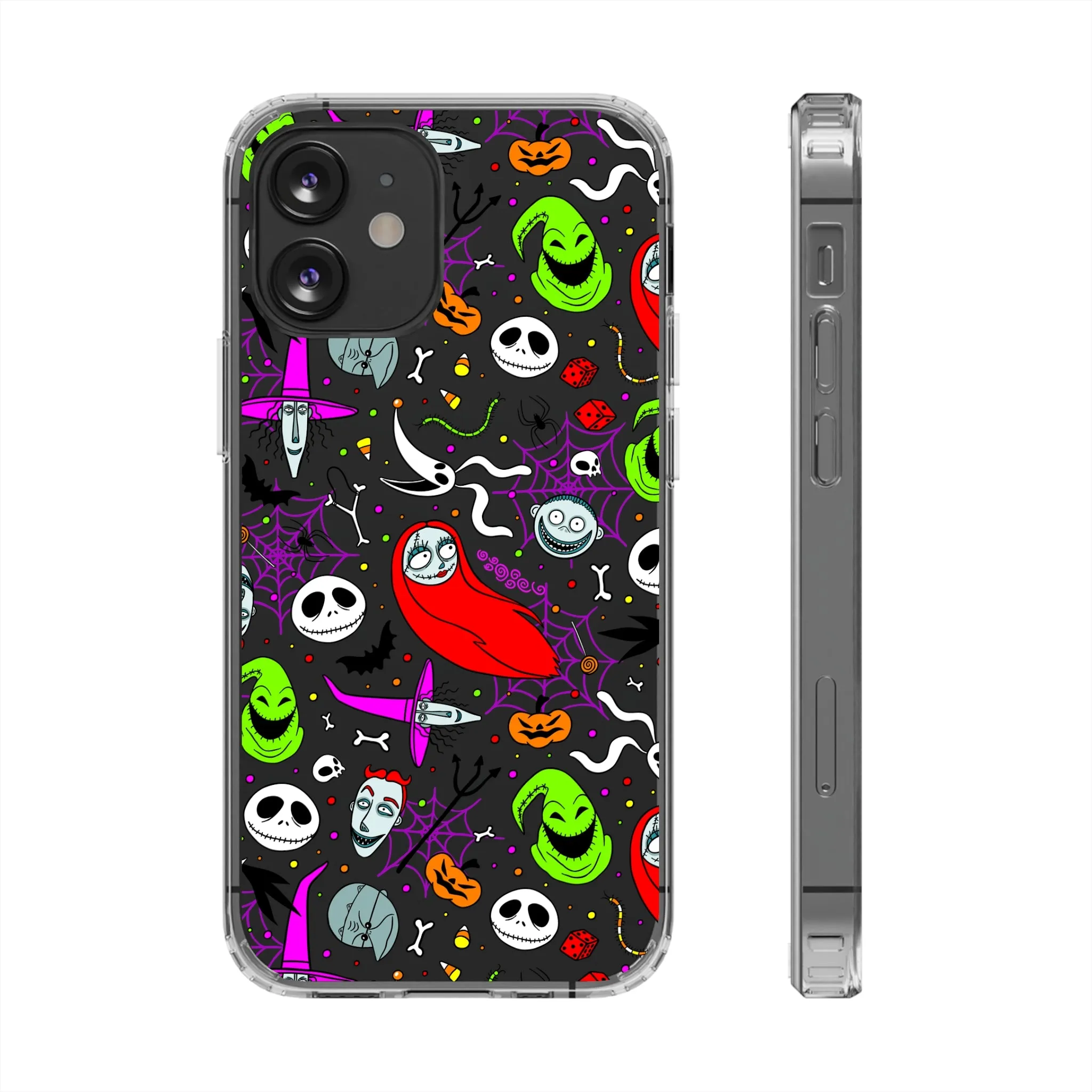 Nightmare Before Christmas Clear Phone Case! Disney Inspired Hand drawn Unique Disneyland Magic Kingdom Gift