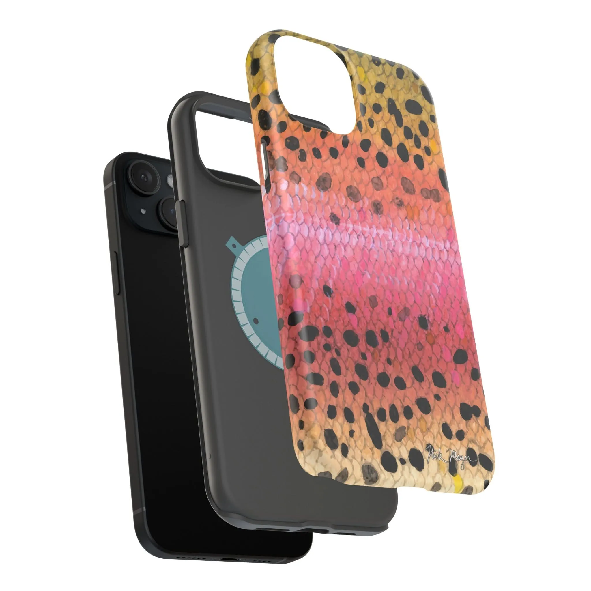 Rainbow Trout Skin MagSafe iPhone Case