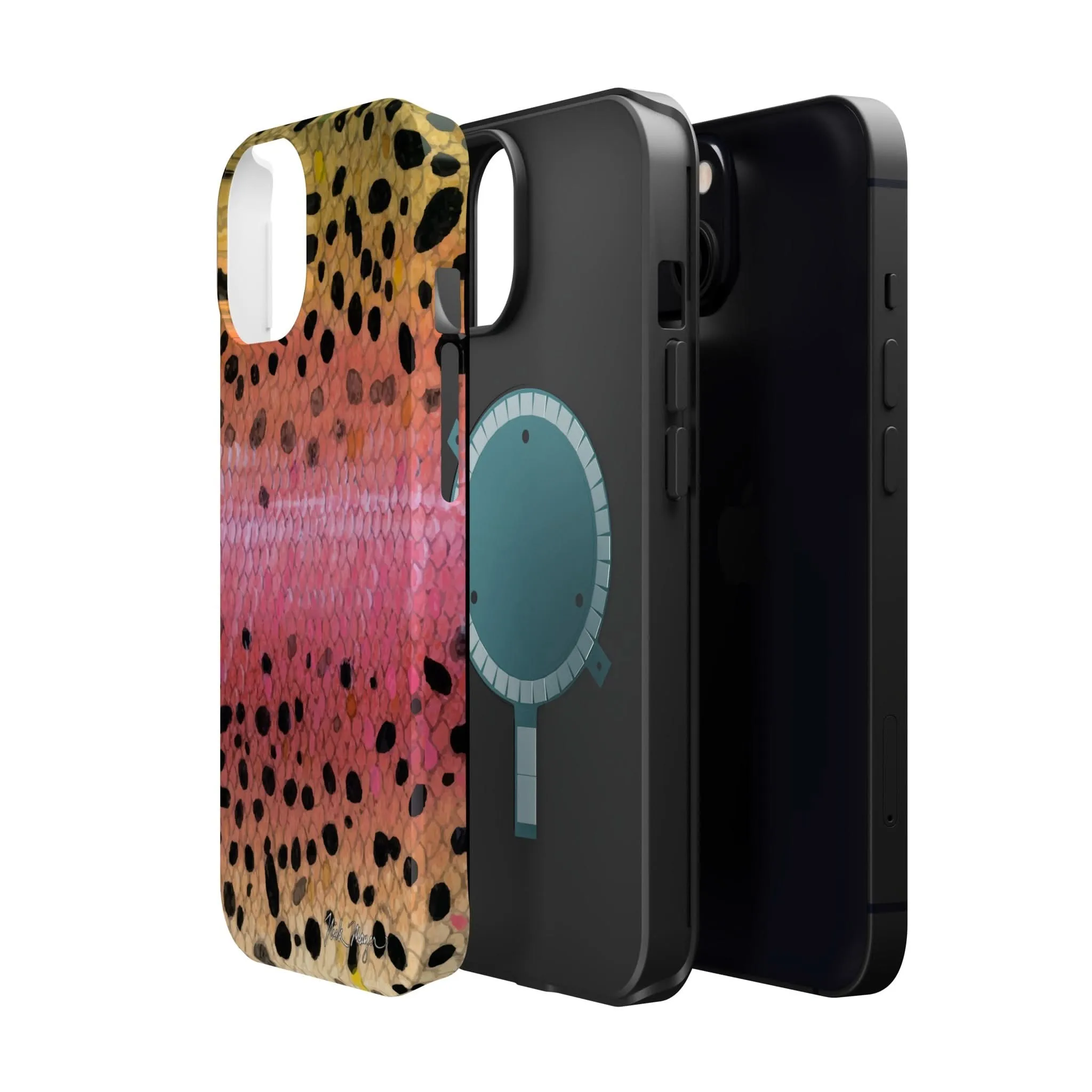 Rainbow Trout Skin MagSafe iPhone Case