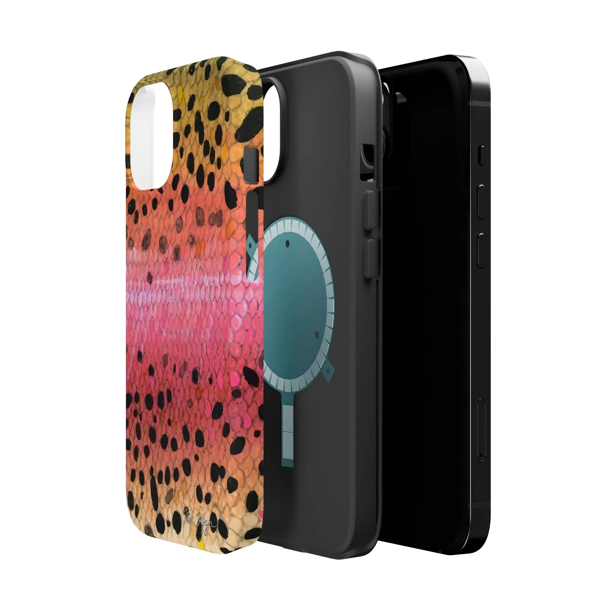 Rainbow Trout Skin MagSafe iPhone Case