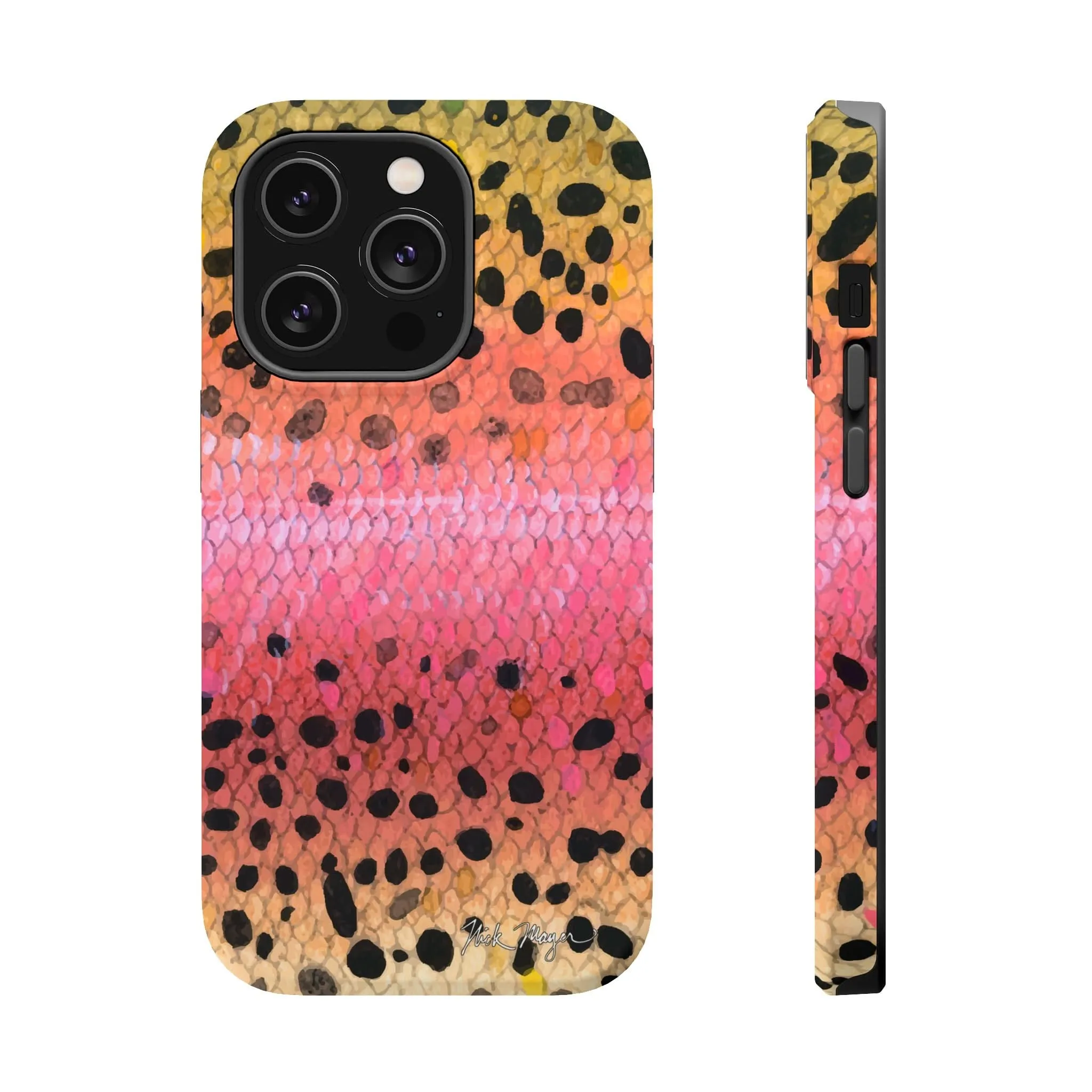 Rainbow Trout Skin MagSafe iPhone Case