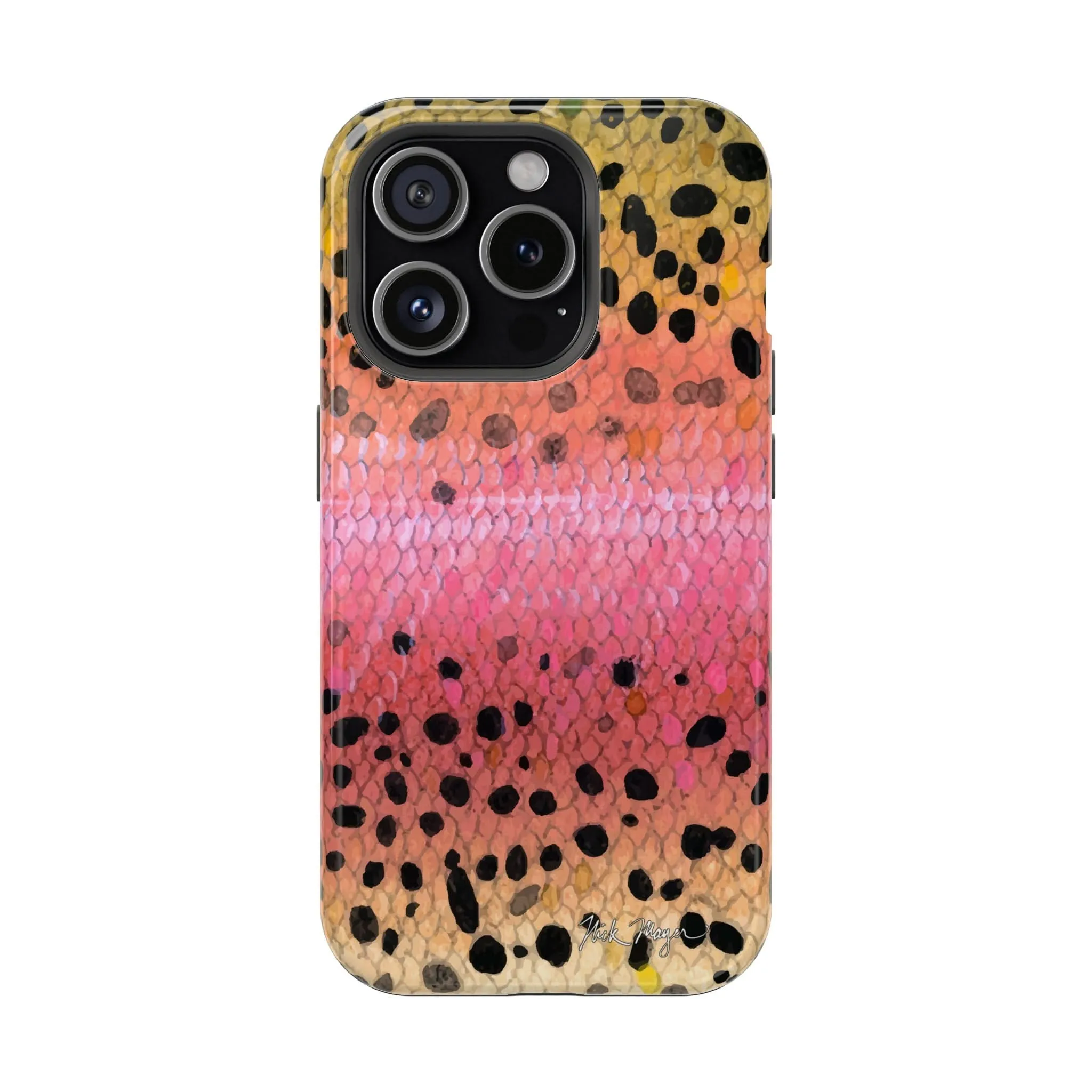 Rainbow Trout Skin MagSafe iPhone Case