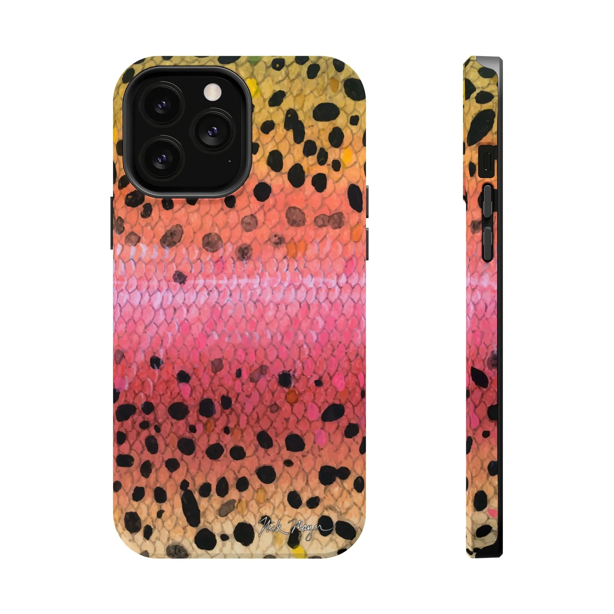 Rainbow Trout Skin MagSafe iPhone Case