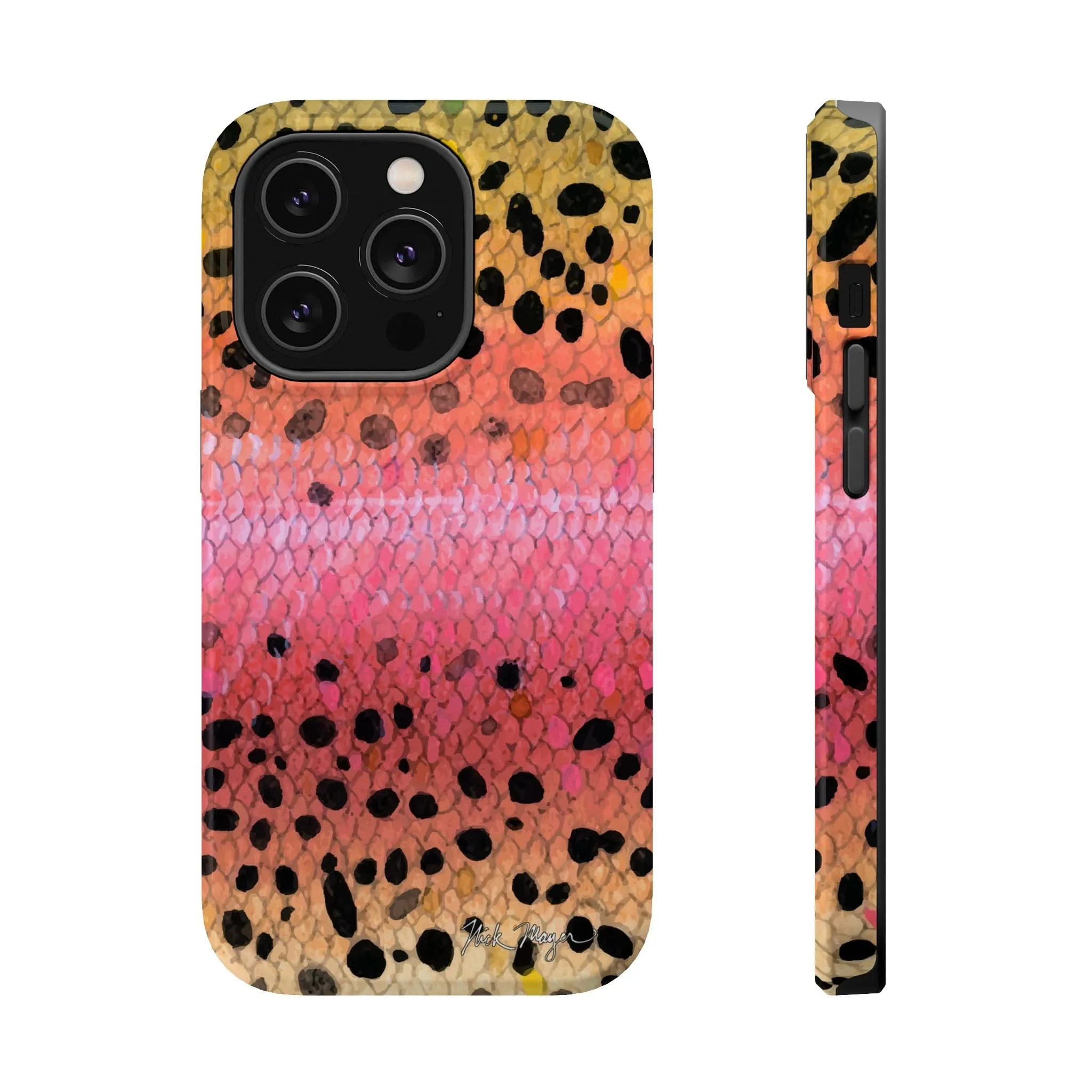 Rainbow Trout Skin MagSafe iPhone Case