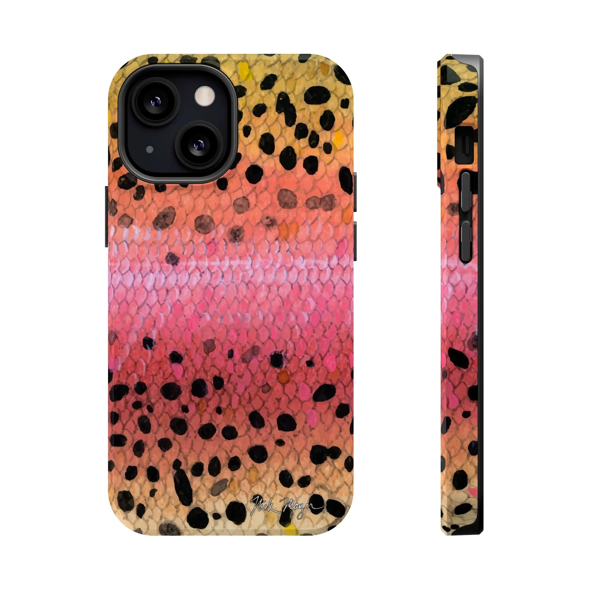 Rainbow Trout Skin MagSafe iPhone Case