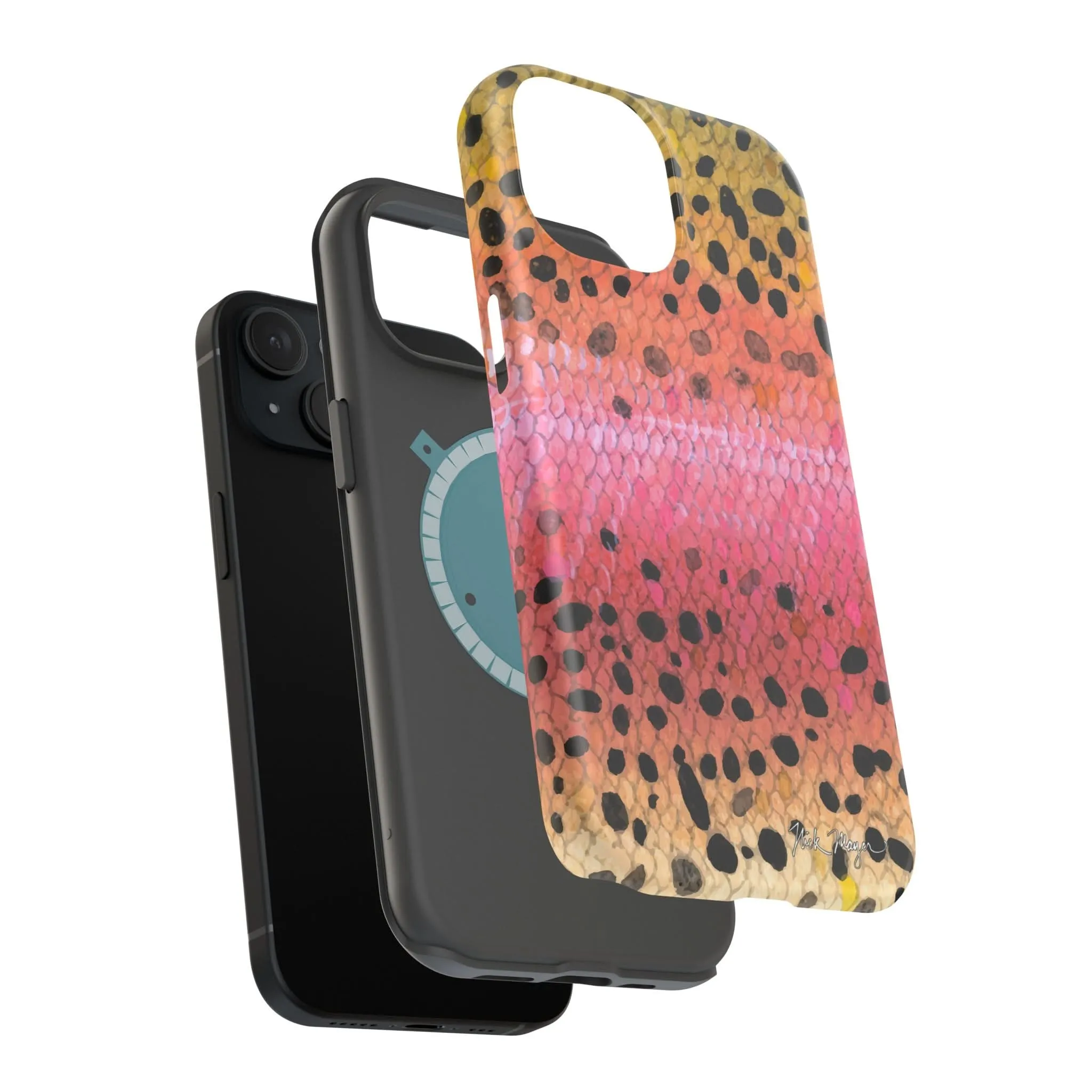 Rainbow Trout Skin MagSafe iPhone Case