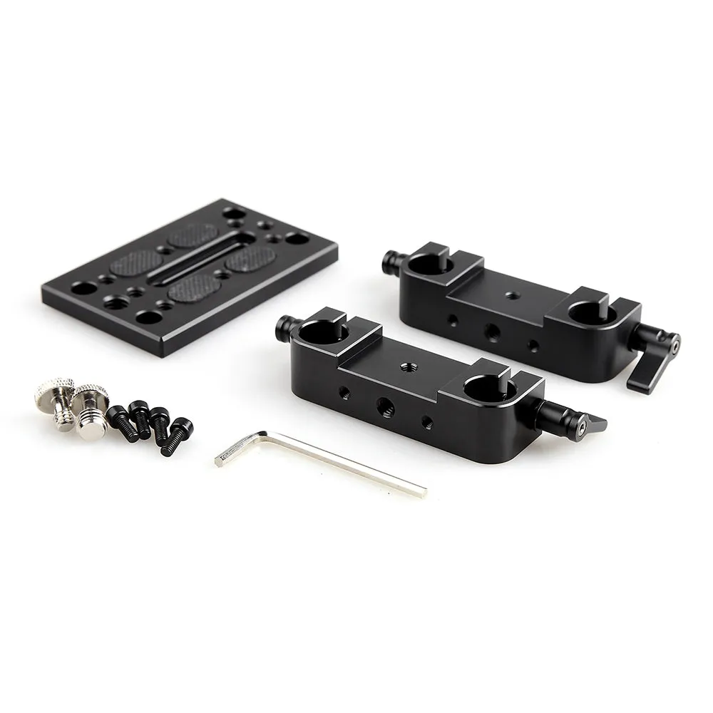 SmallRig Baseplate with Dual 15mm Rod Clamp 1775