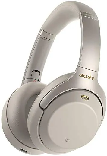 Sony WH-1000XM3 Wireless Noise-Canceling Over-Ear Headphones (Silver)