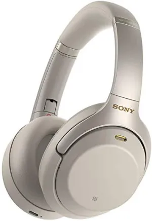 Sony WH-1000XM3 Wireless Noise-Canceling Over-Ear Headphones (Silver)