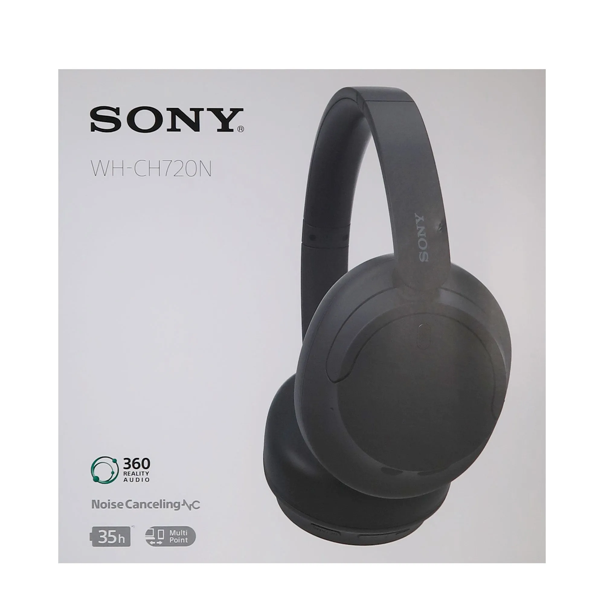 Sony Wireless Over-Ear Noise-Canceling Headphones WH-CH720N (Black)