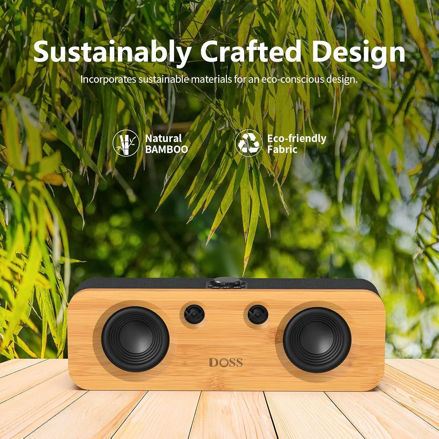 Soundbox H200 50W Bluetooth Speaker: Dual Woofers, Crisp Tweeters, 35H Playtime, TWS Pairing, Eco-Friendly Design