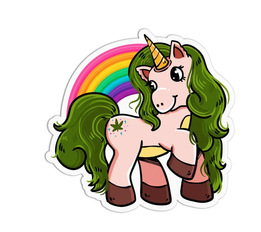 Sticker - Canna Unicorn