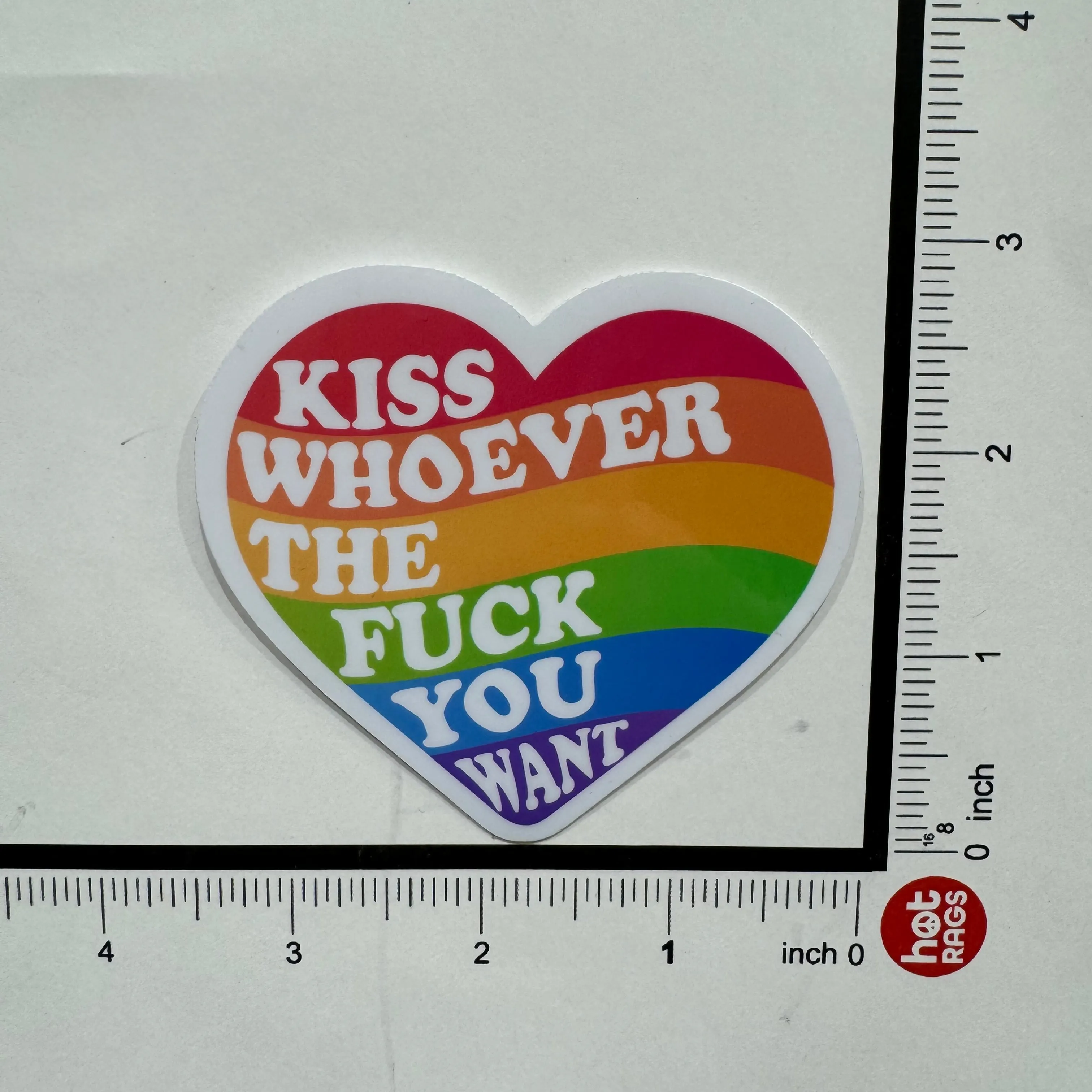 Sticker - Pride Kiss Whoever The Fuck You Want