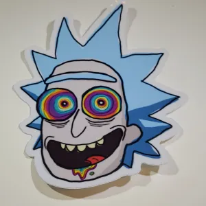 Sticker Rick Trippy Eyes