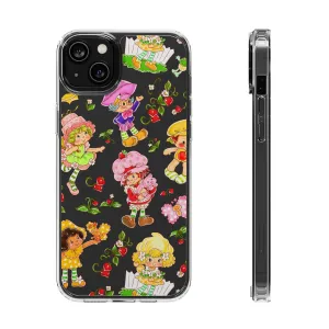 Strawberry Clear Phone Case! Inspired Hand drawn Unique Gift