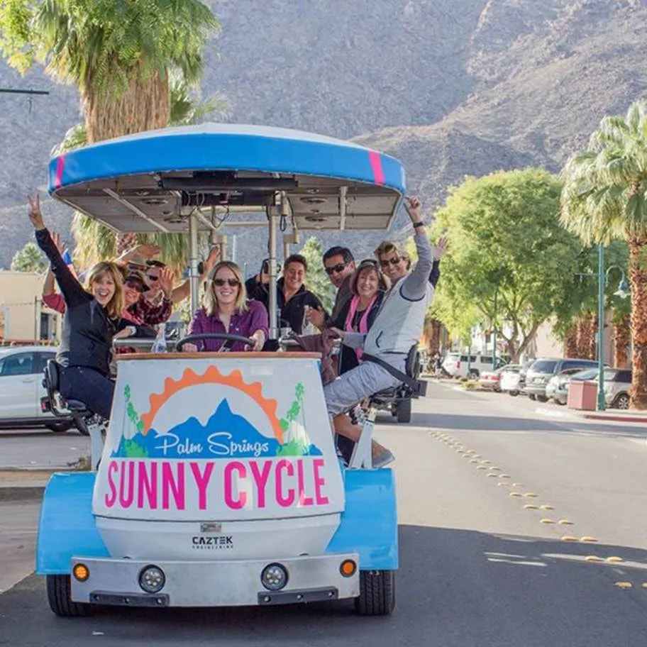 Tour Palm Springs with Sunny Cycle