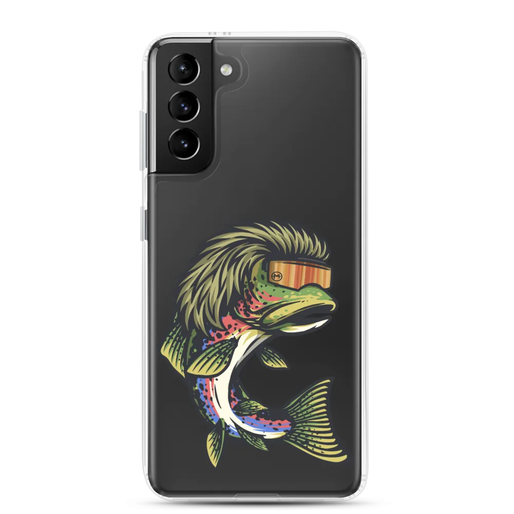 Trout Mullet Samsung Case - Clear