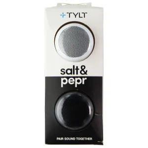 TYLT Salt & Pepr Pair of Bluetooth Wireless Speakers - Black/White