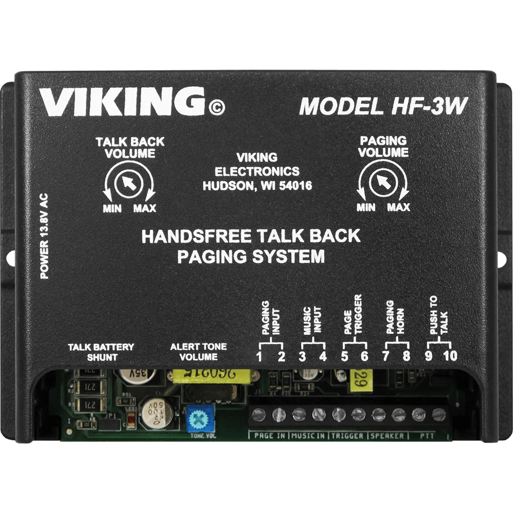 Viking HF-3W Two-Way Handsfree Talkback Amplifier