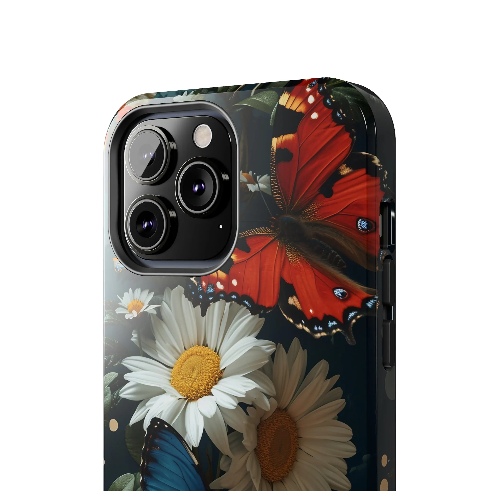 Wildflowers & Butterflies Vibrant Tones Digital print Design Tough Phone Case compatible with a large variety of iPhone models, Phone Case