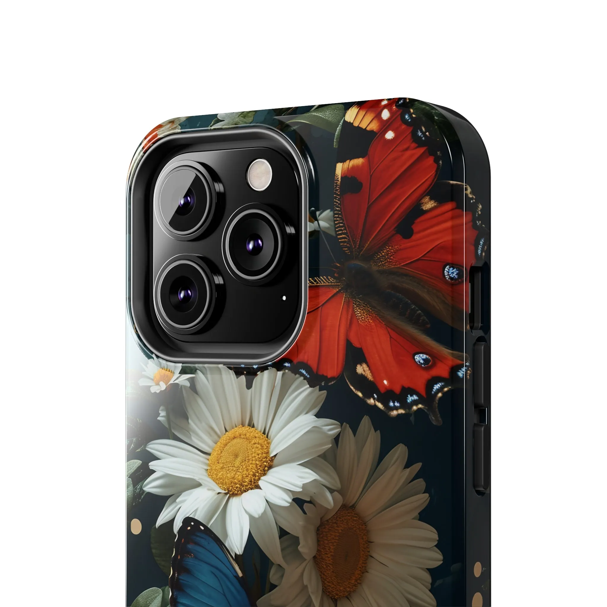 Wildflowers & Butterflies Vibrant Tones Digital print Design Tough Phone Case compatible with a large variety of iPhone models, Phone Case